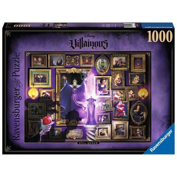 NEW Ravensburger Disney Villainous EVIL QUEEN 1000 PC Snow White FACTORY SEALED - Picture 1 of 8